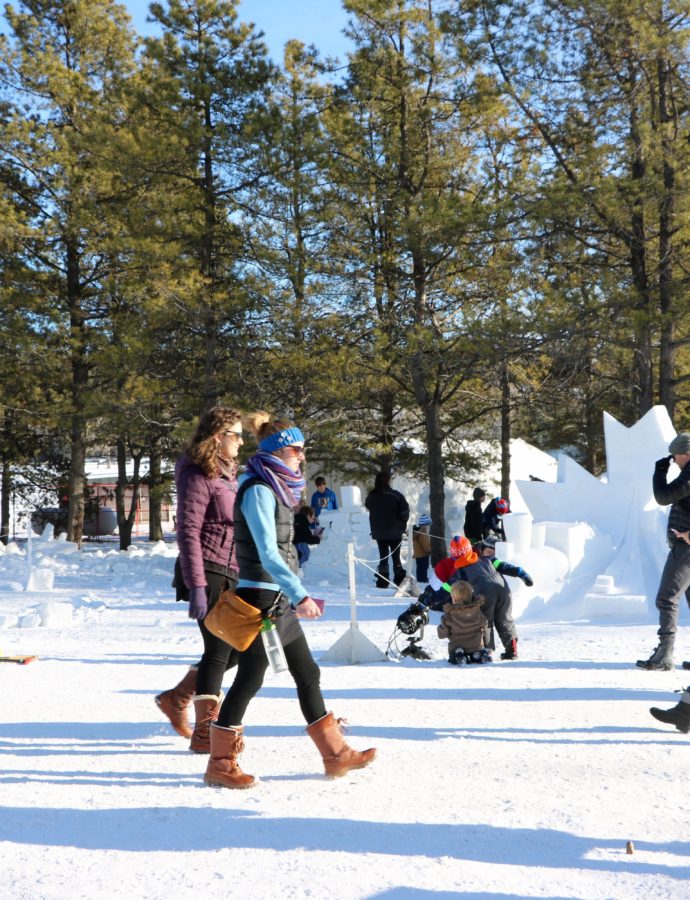 Meeting First Nations People at Silver Skate Festival