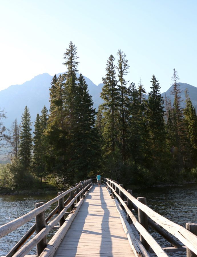 {Jasper} Pyramid Island en Été