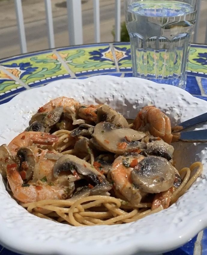 #Ferdycuisine | Spaghetti aux Champignons & Crevettes